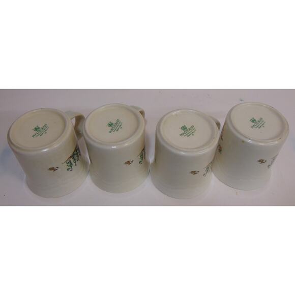 4 Pfaltzgraff Apple Valley Coffee Cup Tree Butterfly Rabbit Farmer Garden Vintag - Picture 8 of 12